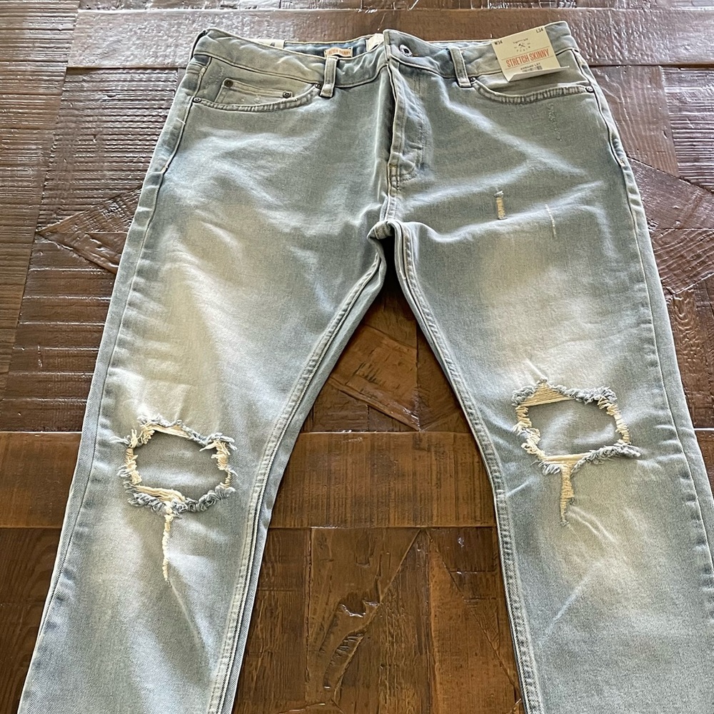 Mens TopMan Jeans - Skinny Stretch W34/L34